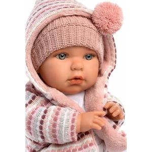 BABY JULIA – realistická panenka se zvuky a měkkým látkovým tělem – 42 cm