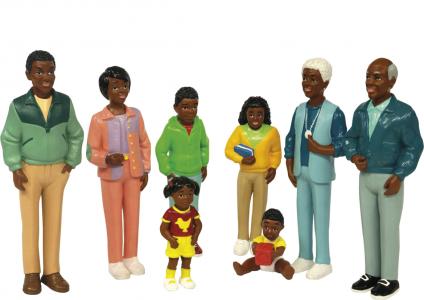 Figurky - Africká rodina