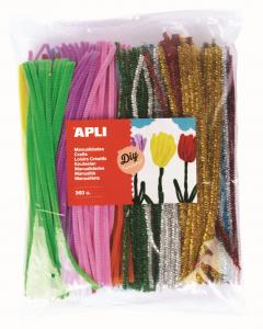 Modelovací drátky APLI, jumbo pack, 30 cm, mix barev – 360 ks
