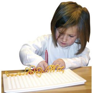 Provlékací mozaika bílá