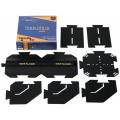 Železniční přechod s doplňky - 8 silikonových puzzle dílů