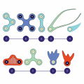 CLIXO Sada Ocean Creatures - 24ks