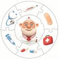  Edukativní puzzle - Povolání 1