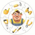  Edukativní puzzle - Povolání 1