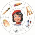  Edukativní puzzle - Povolání 1
