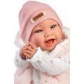 Olivie – zátěžová realistická panenka miminko s měkkým látkovým tělem – 42 cm