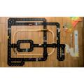 ToddleRoad - Kruhový objezd a křižovatka - 2 silikonové puzzle díly